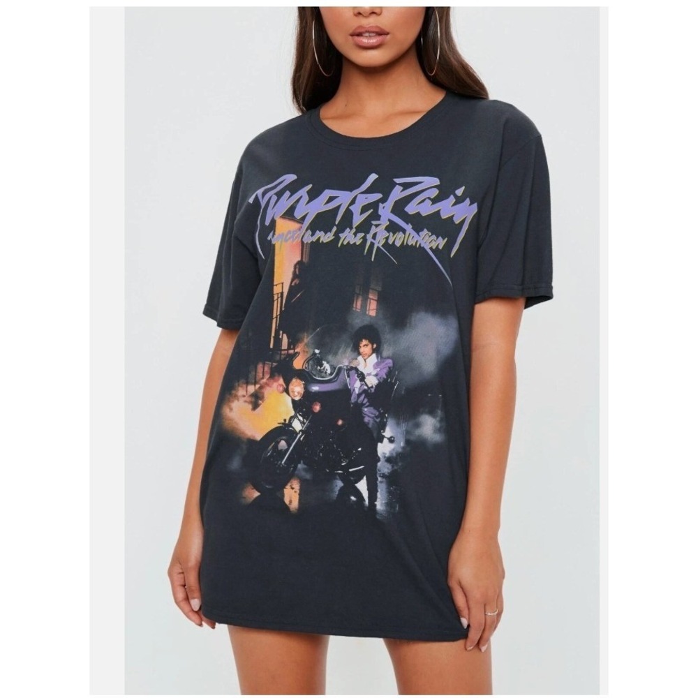 Prince Purple Rain T Shirt Adult Large Retro 80'S Classic Official Band Tee